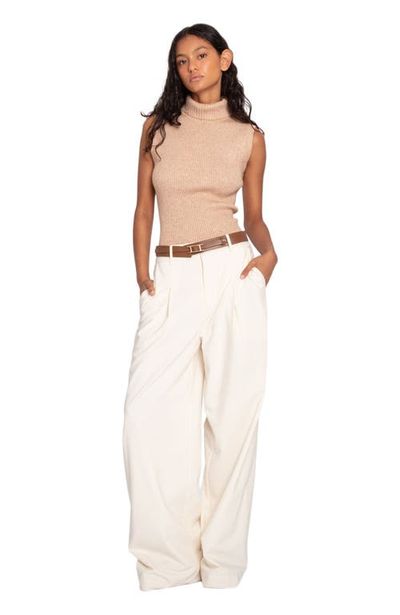 Belle & Bloom Belle & Bloom Equation Sleeveless Turtleneck Knit