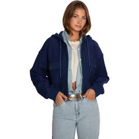 Belle & Bloom Belle & Bloom Fireside Cropped Utility Zip Jacket