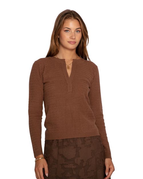 Belle & Bloom Belle & Bloom Frankie Textured Knitted Long Sleeve Top