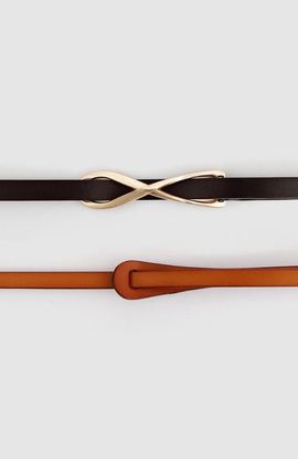 Belle & Bloom Belle & Bloom London Mood Leather Tie Belt
