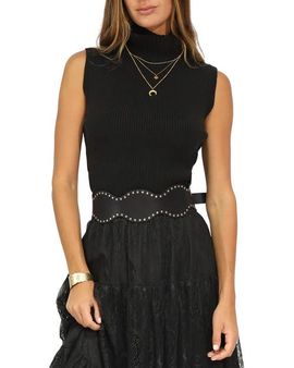 Belle & Bloom Belle & Bloom No Other Love Leather Studded Belt