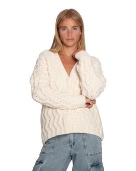 Belle & Bloom Belle & Bloom Sugar Plum Chunky Cardigan