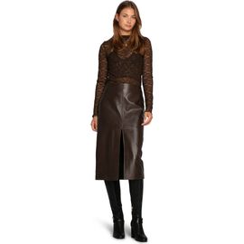Belle & Bloom Belle & Bloom Understated Leather Pencil Skirt
