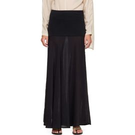 Belle Anna Belle Anna Black Jewel Maxi Skirt