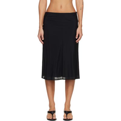 Belle Anna Belle Anna Black Lea Midi Skirt