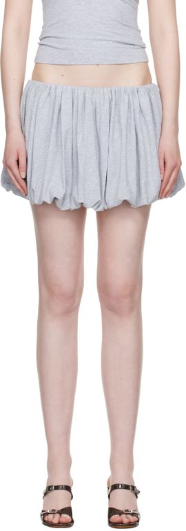 Belle Anna Belle Anna Gray Balloon Miniskirt