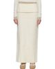 Belle Anna Belle Anna Off-White Helia Maxi Skirt - 1