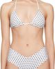 Belle Anna Belle Anna White & Black Estelle Bikini Top - 1
