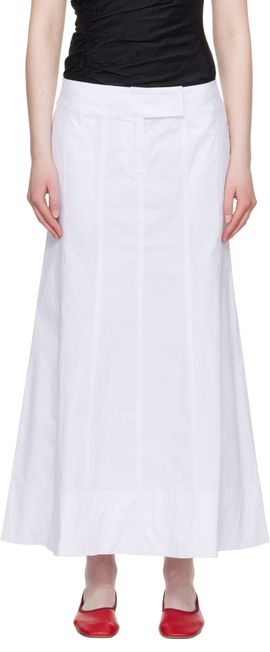 Belle Anna Belle Anna White Paloma Maxi Skirt