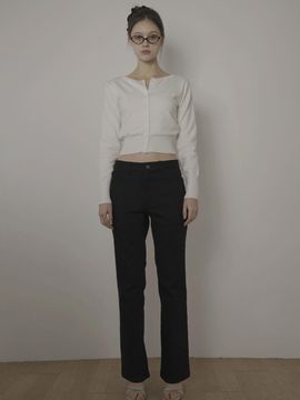 bellialeu COTTON BOOTCUT JEAN [BLACK]