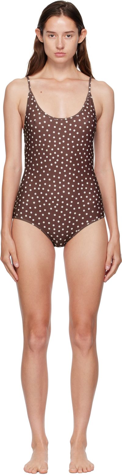 Bellini Bikini Bellini Bikini Brown Saona Dot Swimsuit