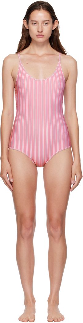 Bellini Bikini Bellini Bikini Pink & White Saona Swimsuit