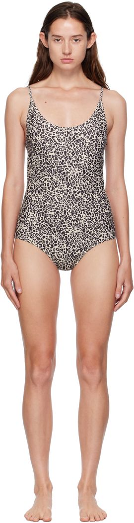 Bellini Bikini Bellini Bikini White Saona Cheetah Swimsuit