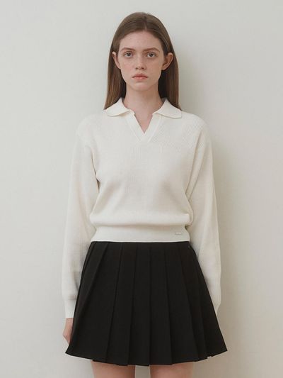 BELLOL Deep Collar Knit