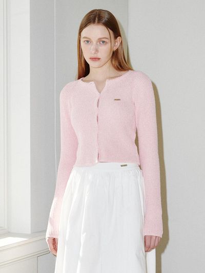 BELLOL Raglan Sleeve Cardigan PINK
