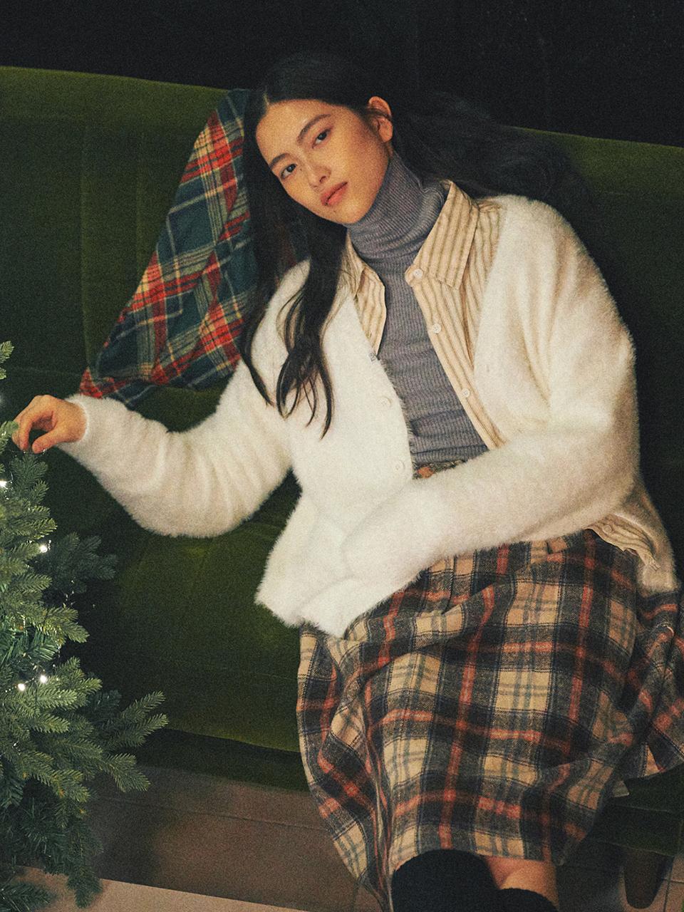 BELLOL Soft Wool Oversized Cardigan