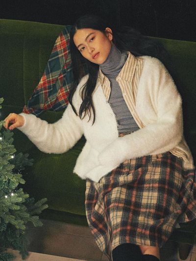 BELLOL Soft Wool Oversized Cardigan