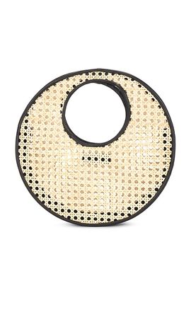 BEMBIEN BEMBIEN Anouk Rattan Top Handle Bag