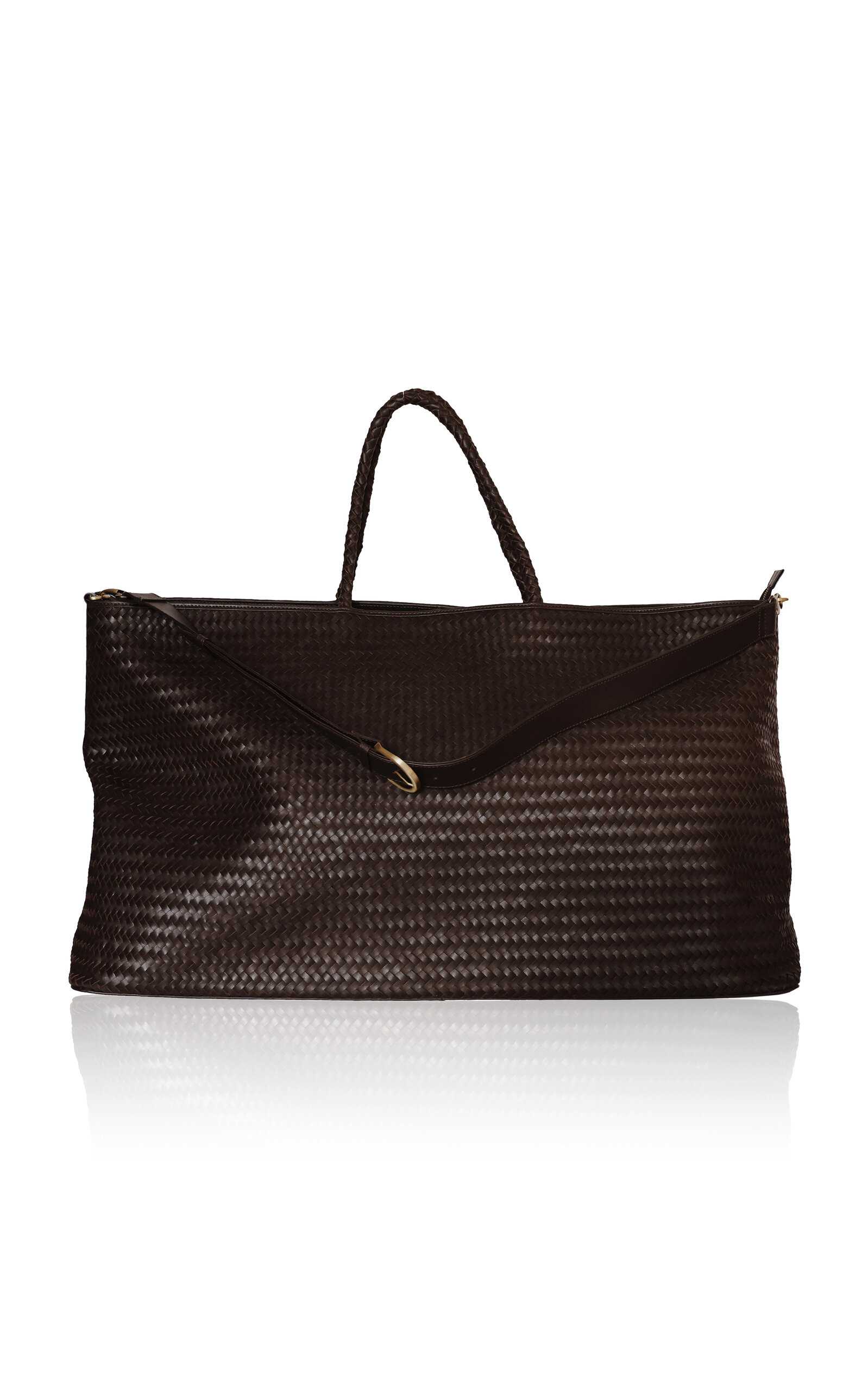 Bembien Bembien Le Traveler Large Handwoven Leather Travel Bag