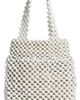 Bembien Bembien Maris Beaded Bag Cream One - 1