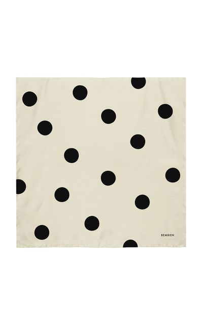 Bembien Bembien Pois Silk Scarf Print OS