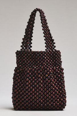 Bembien Maris Wood Beaded Hand Bag