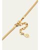 Ben-Amun 24K Snake Lariat Necklace with Stones - 4