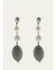 Ben-Amun Long Drop Pearly Earrings - 2