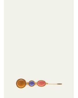 Ben-Amun Multicolor Cabochon Pin