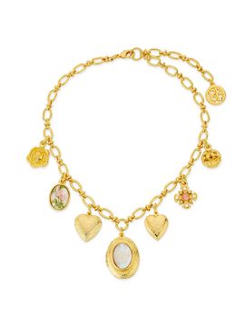 Ben Amun Women's 22K-Gold-Plated Charm Necklace