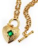 Ben Amun Women's 24K-Gold-Plated & Glass Heart Locket Bracelet - 4
