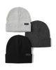Ben Sherman Ben Sherman Ribbed Cuff Flat Knit Beanies, Set Of 3 - 1