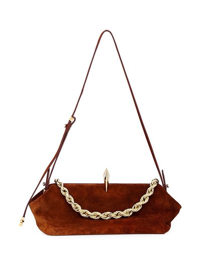 Benedetta Bruzziches Women's Sofia La Petite Suede Shoulder Bag