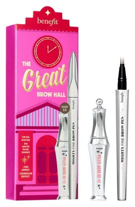 Benefit Cosmetics Benefit Cosmetics The Great Brow Hall Full-Size Brow Duo Gift Set $56 Value