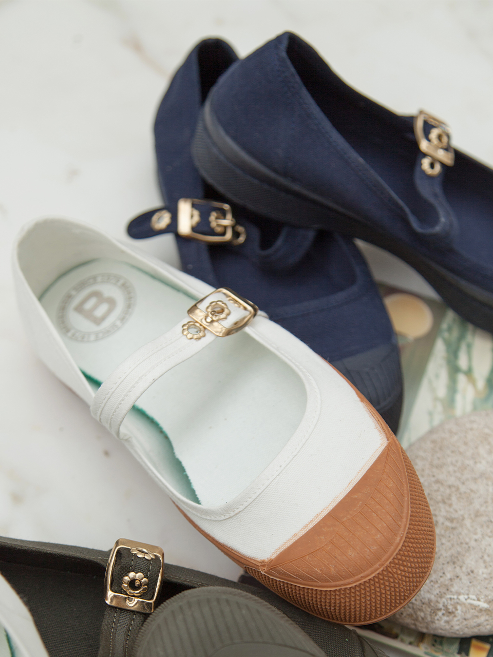 Bensimon Limited B79 Salome Mary Jane Shoes (3 Colors)