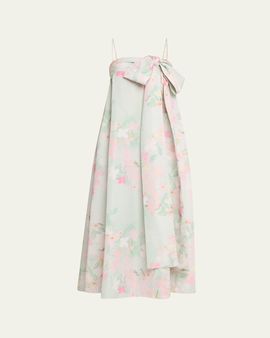 BERNADETTE Bailey Bow Babydoll Midi Dress