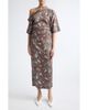 BERNADETTE BERNADETTE Bowery One-Shoulder Stretch Cotton Midi Dress - 1