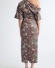 BERNADETTE BERNADETTE Bowery One-Shoulder Stretch Cotton Midi Dress - 2