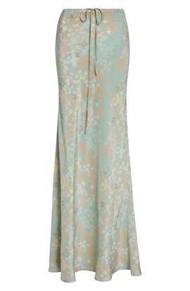 BERNADETTE BERNADETTE Emily Floral Print Silk Maxi Skirt