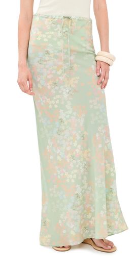Bernadette Bernadette Emily Silk Skirt Jasmine/Mint