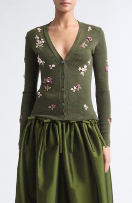 BERNADETTE BERNADETTE Oscar Ribbon Detail Midi Skirt
