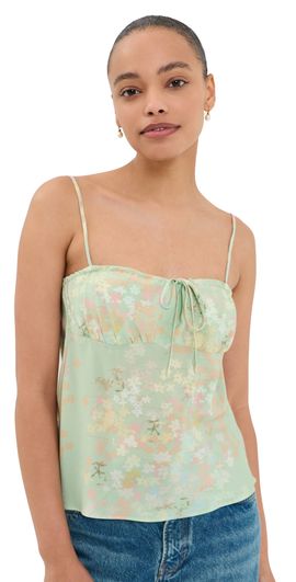 Bernadette Bernadette Riri Silk Cami Jasmine/Mint