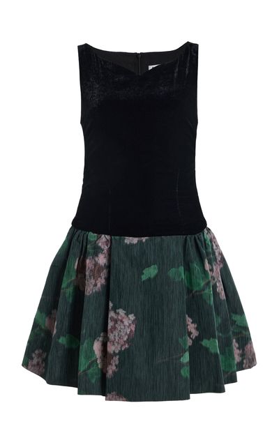 Bernadette Bernadette Yael Velvet Mini Dress
