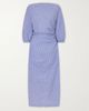 BERNADETTE Checked cotton midi dress - 1