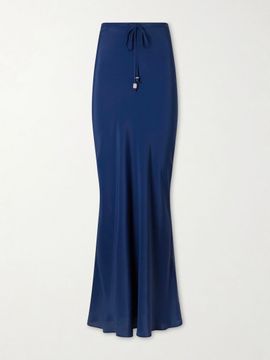 BERNADETTE Emily satin maxi skirt
