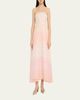 BERNADETTE Odette Strapless Threaded Silk Midi Dress - 2