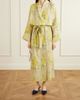 BERNADETTE Peignoir belted floral-print linen maxi dress - 2