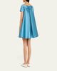 BERNADETTE Will Short-Sleeve Silk Taffeta Mini Dress - 3