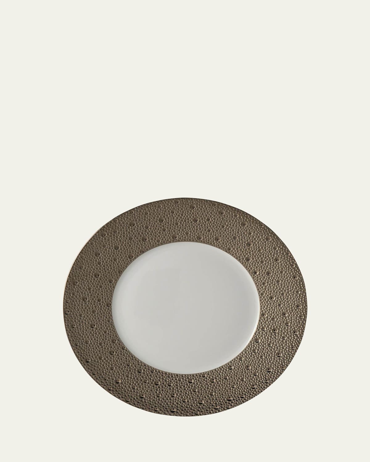 Bernardaud Ecume Platinum Dinner Plate