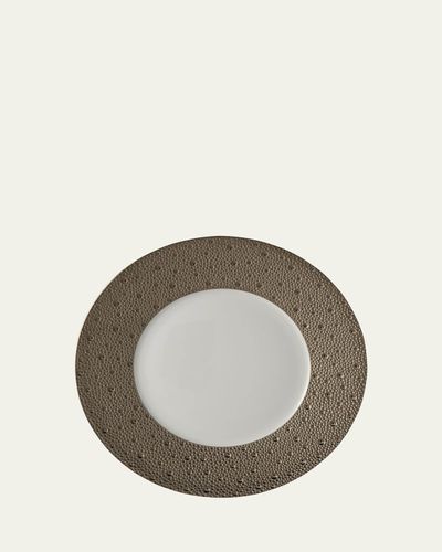 Bernardaud Ecume Platinum Dinner Plate